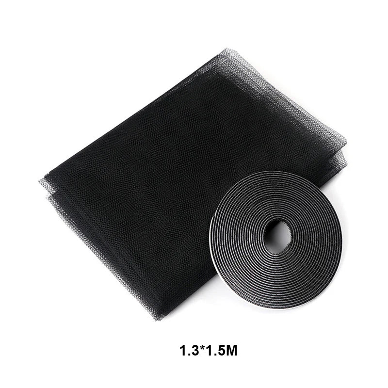 DIY Self-Adhesive Indoor Insect Fly Mosquito Window Screen Curtain Mosquito Netting Door Anti Mosquito Net Window Mesh Bug Net Leedoar