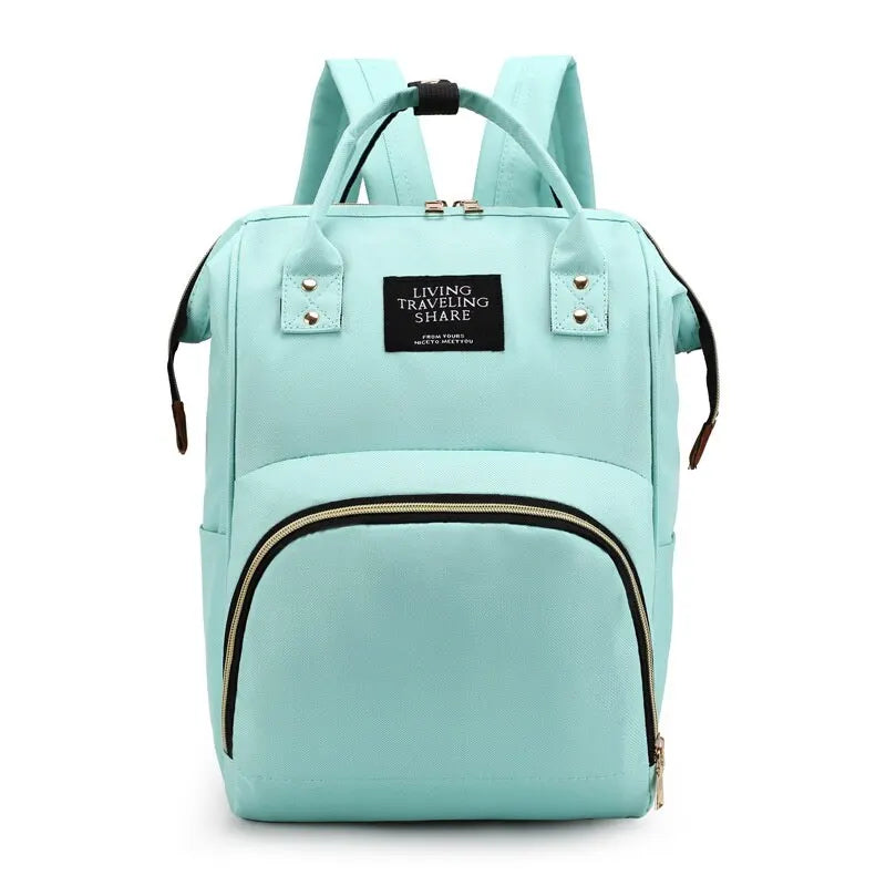 Diaper Bag Mummy Backpack Large Capacity Bag Mom Baby Multi-function Waterproof Outdoor Travel Diaper Bags For Baby Care Leedoar