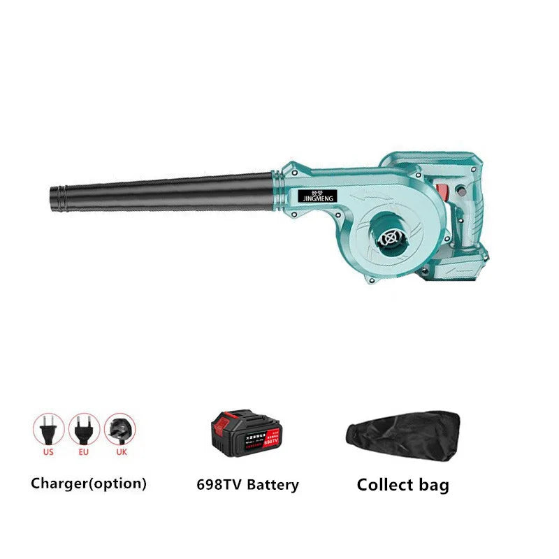 Electric Air Blower Garden Cordless Vacuum Cleaner Dust Computer Collector Handheld Power Tools For Makita Battery Leedoar