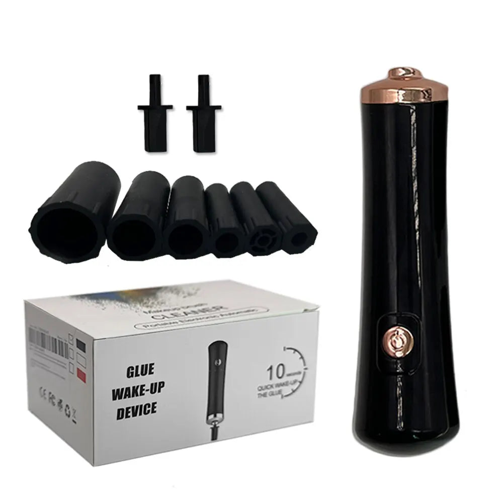 Eyelash Glue Shaker Electric Awakener Nail Polish Tattoo Ink Pigment Liquid Vibrator Awakening Device Eyelash Glue Makeup Tools Leedoar