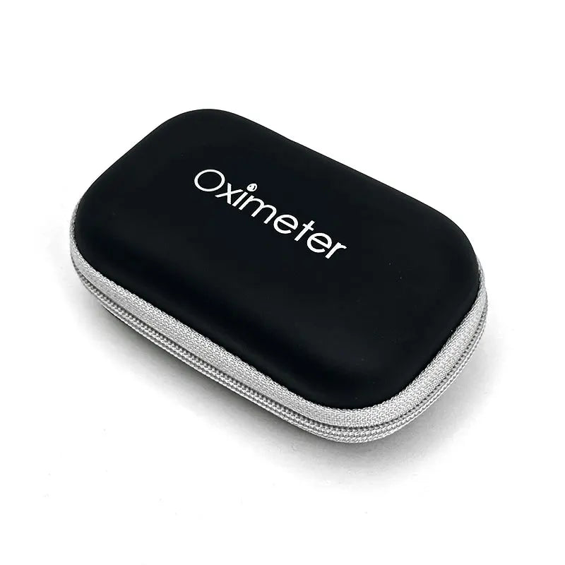 Fingertip Pulse Oximeter Bag Case Oximeter Storage Protective Box Tool Bag EVA Zipper Holder Reasonable Layout Leedoar