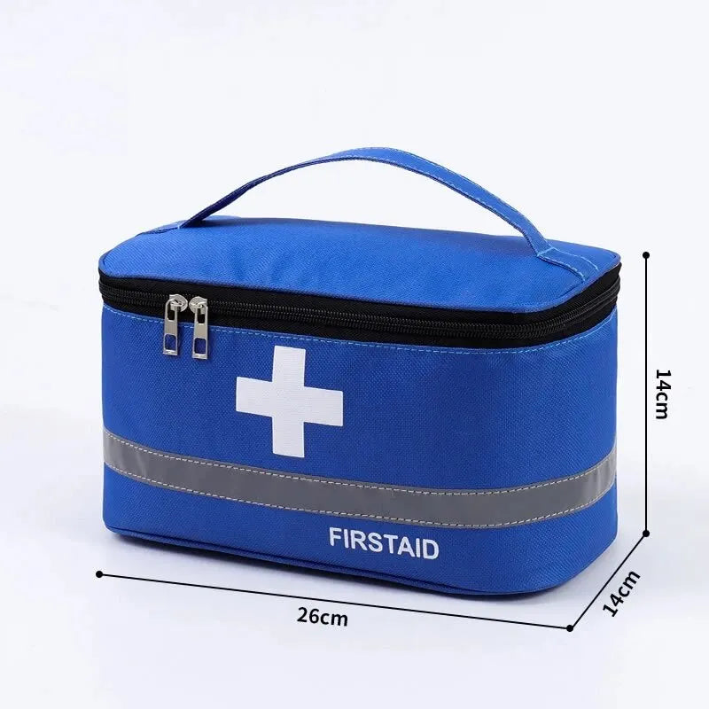 First Aid Kit Medicine Storage Bag Portable Outdoor Rescue Bag Household Children's Large Capacity Medical Kit Storage Organizer Leedoar