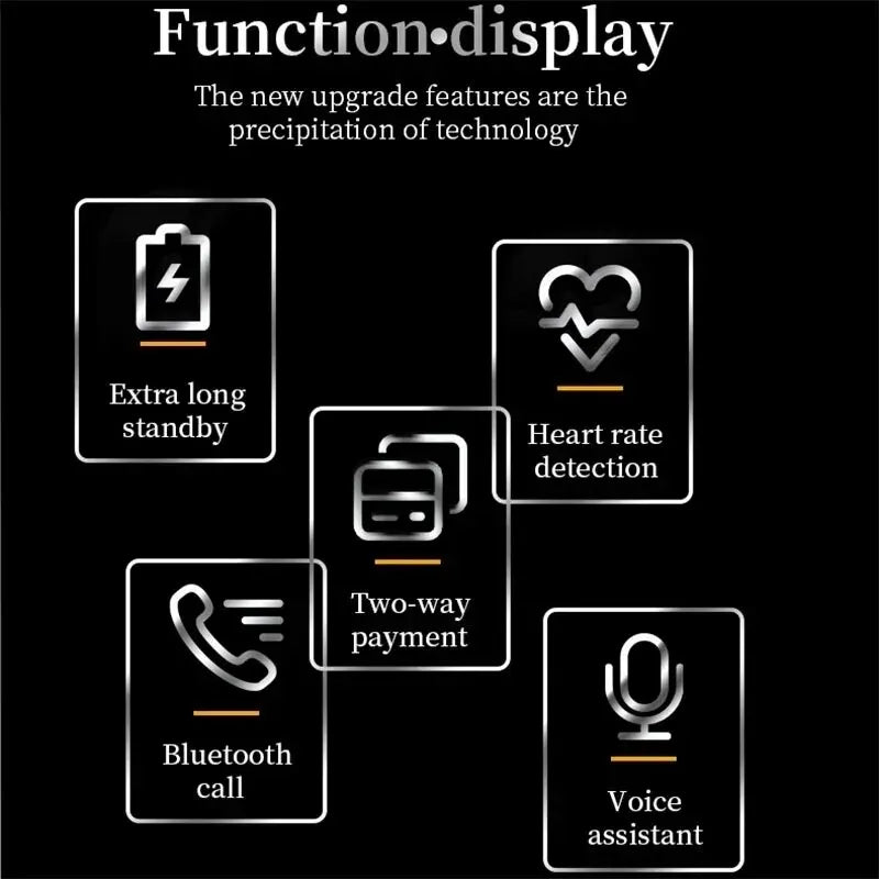 For Huawei GT3 Pro Smart Watch Men 390*390 HD Screen Heart Rate Bluetooth Call IP67 Waterproof Sport SmartWatch for Xiaomi Apple Leedoar