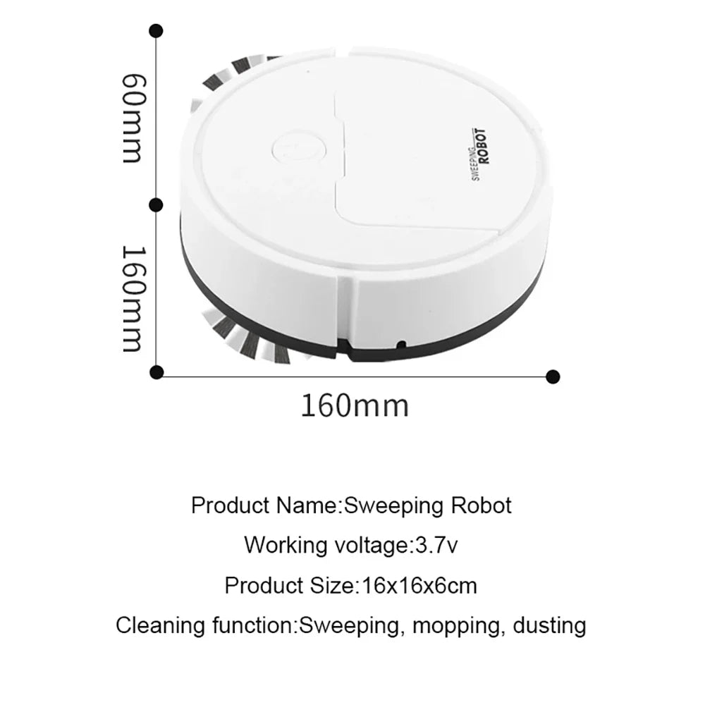 Fully Automatic Sweeping Robot Suction And Sweeping Mop Household Lazy Person Intelligent Three In One Sweeping Machine Leedoar