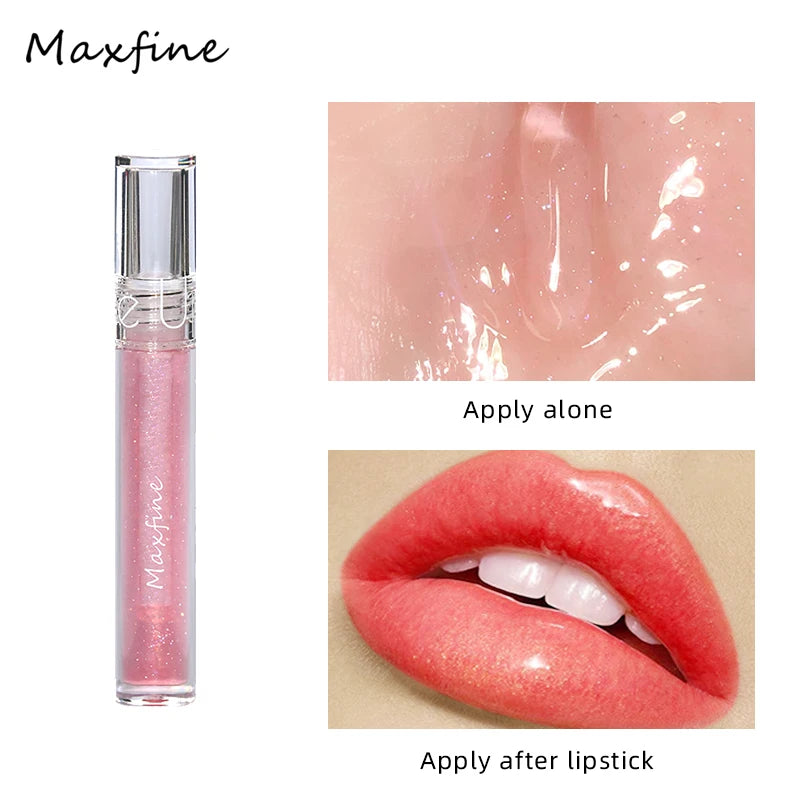 Glass lip gloss rich in micro-gloss moisturizing mirror lip gloss Leedoar