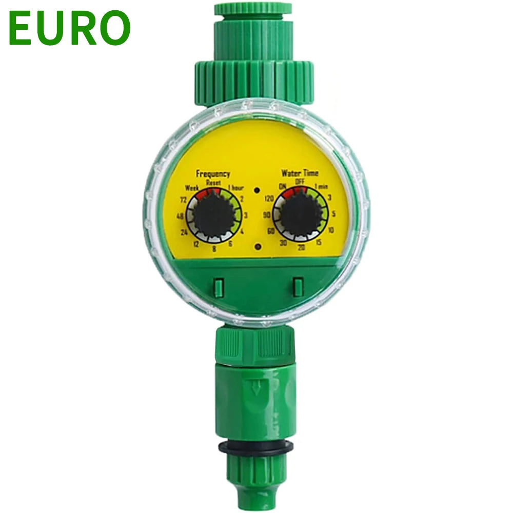 Green Outdoor Plastic Garden Electronic Automatic Watering Hose Irrigation Timer Faucet Water Hose Leedoar