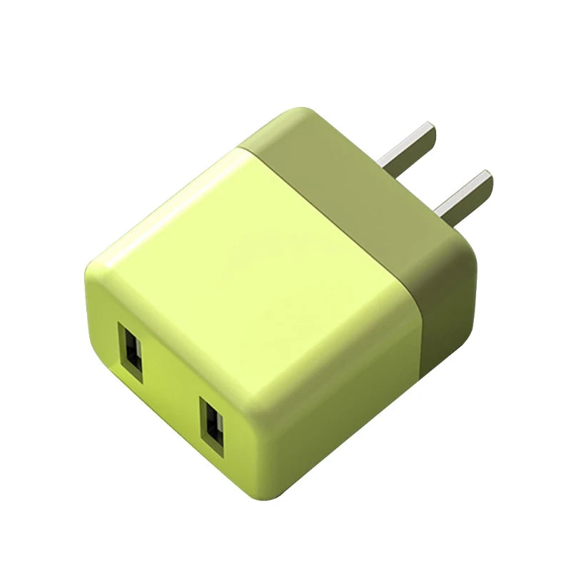 5V 2A US Plug Dual USB3.0 Quic Fast Charge For Samsung Iphone Xiaomi Mobile Phone Android Ipad Travel AC Power Charger Adapter Leedoar