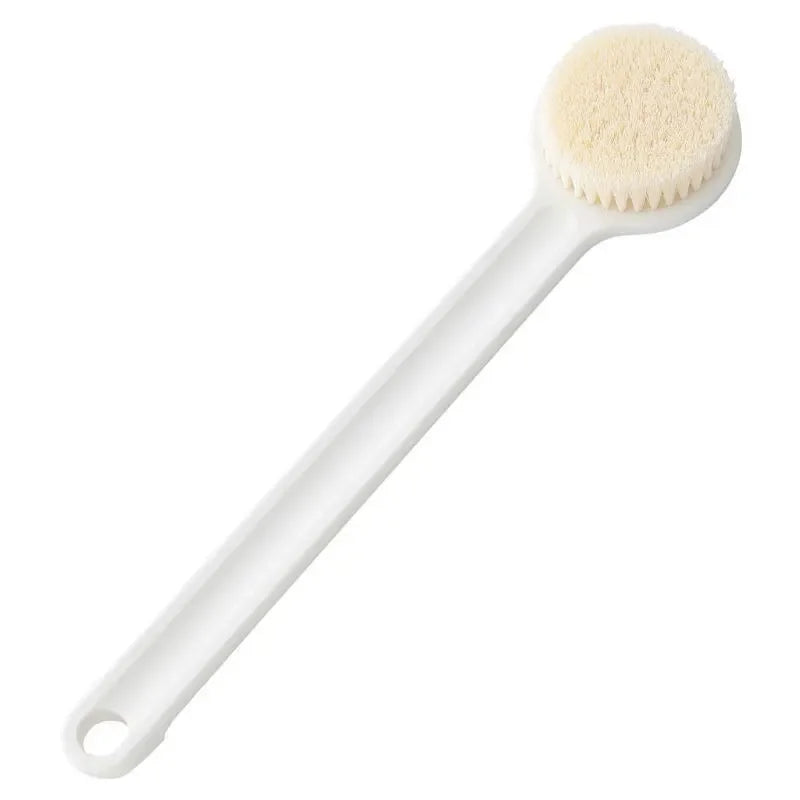 Japanese Bath Brush Long Handle Soft Hair Bath Brush Back Rubbing Body Scrubbing Gods Rub Leedoar