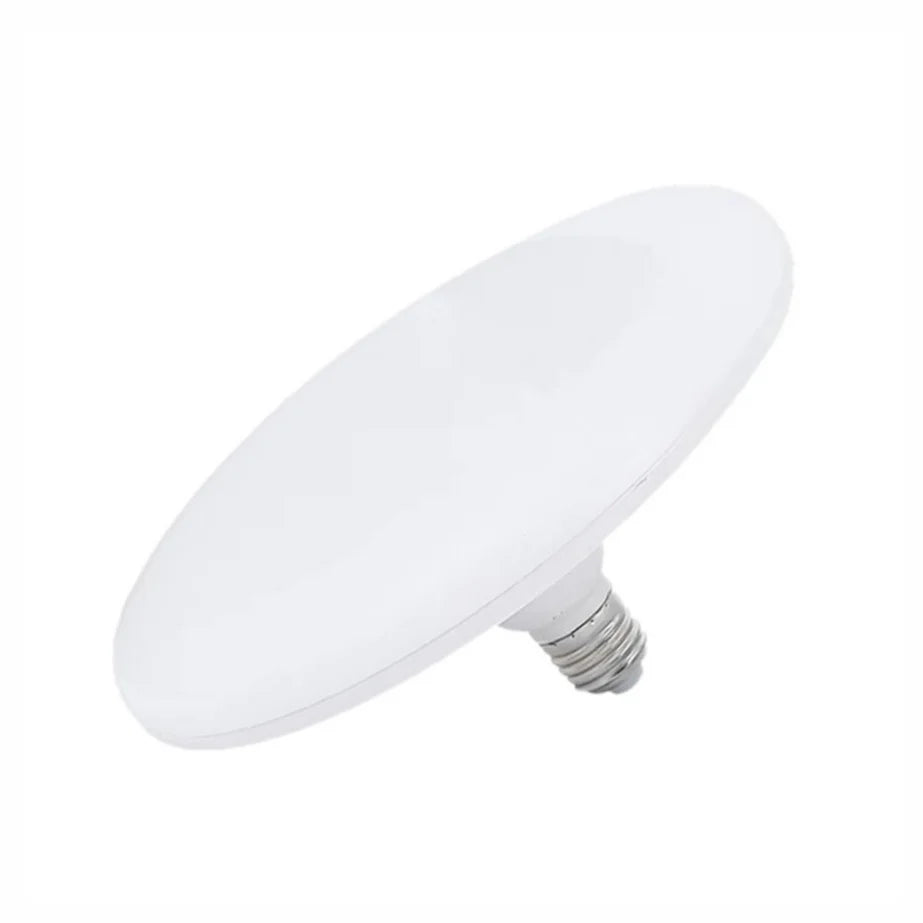 LED Bulb AC 220V E27 Base Household Energy Saving Lamp 12W 15W 40W 60W Indoor Lighting Flying Saucer Light 3500K Ceiling Lamp Leedoar