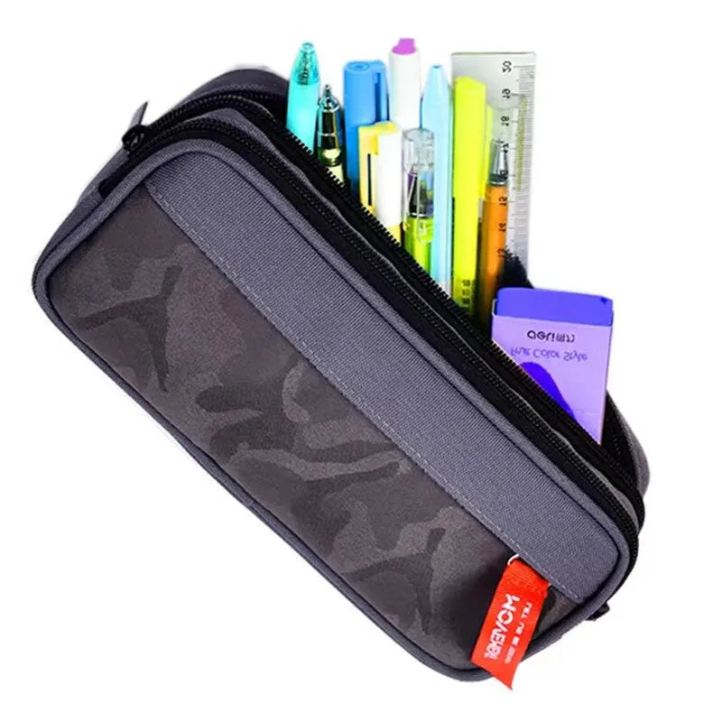 Large Capacity Pencil Case Practical Storage Bag School Pencil Cases Pen Bag Box Student Office Stationery Supplies Leedoar