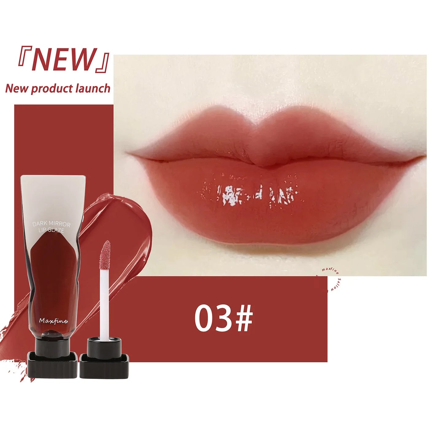 Long-lasting lip gloss all-weather high brightness modification non-sticky moisturizing lip gloss is suitable for dry lips. Leedoar
