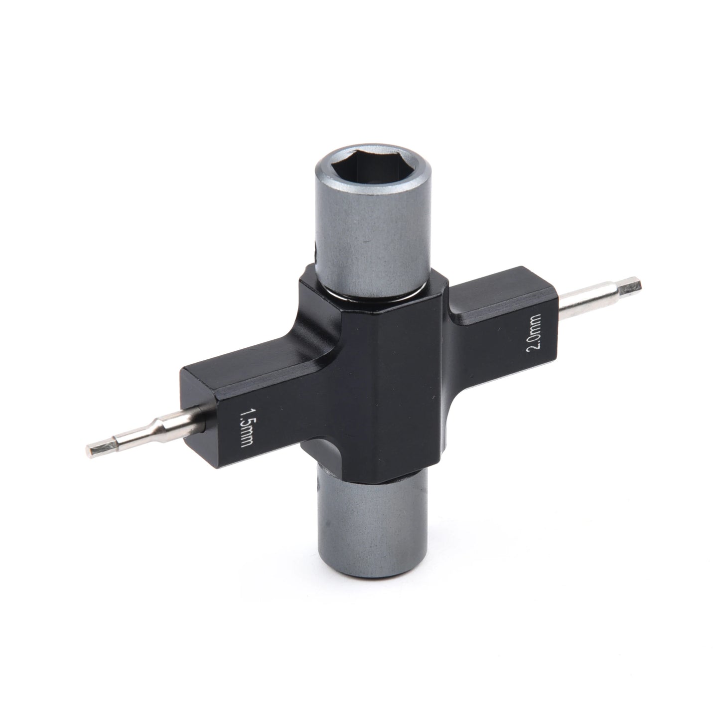 M5 Screw Nut Wrench with Built in One Way 1.5mm/2.0mm Bearing Tool Screwdriver Release Propeller Motor For RC FPV Racing Drone Leedoar