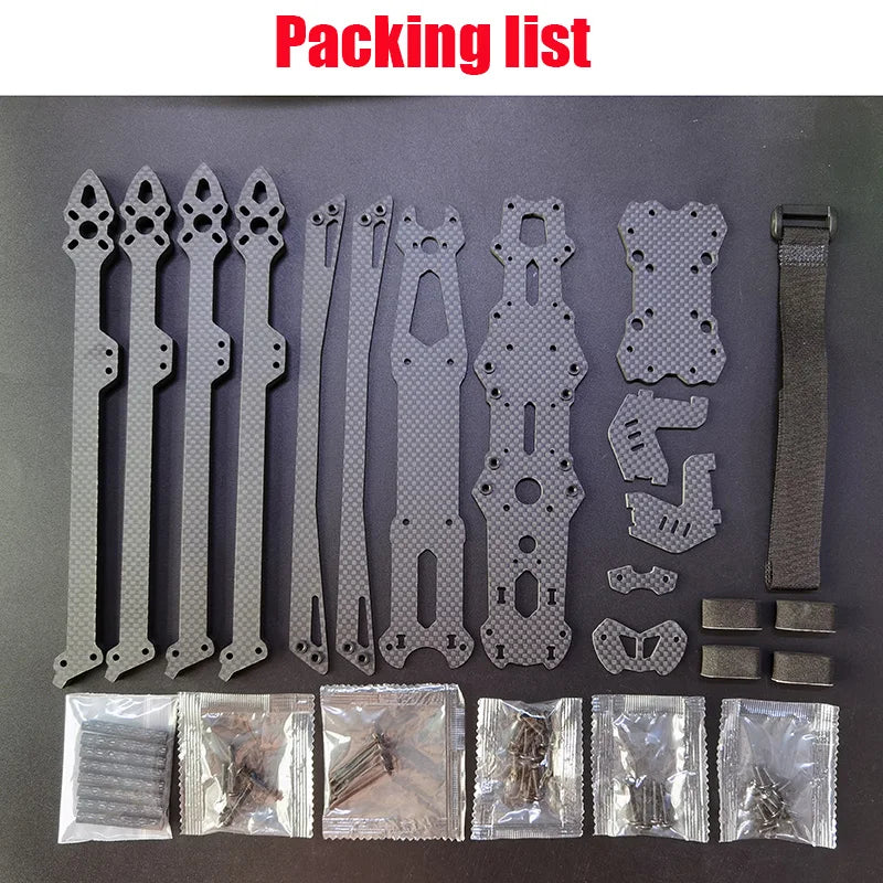 MAK4 V2 MARK4 FPV Drone Frame KIT 8/9/10inch 367/387/427mm Carbon Fiber For RC FPV Freestyle Long Range Racing Drone Quadcopter Leedoar