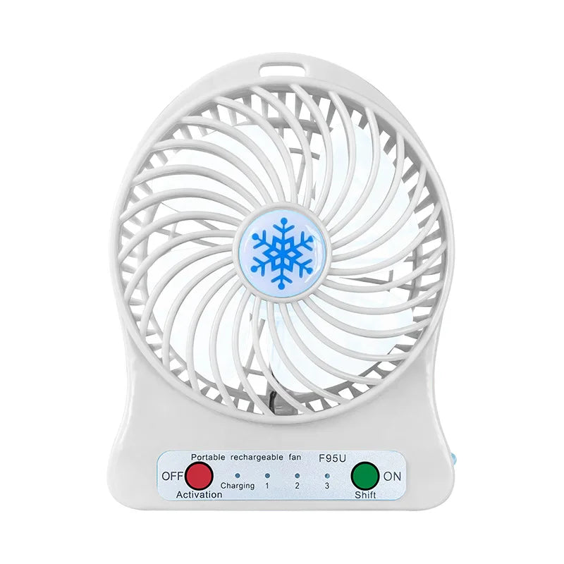 Mini Small Fan Usb Charging Desktop Student Dormitory Office Portable Plantain Small Fan Leedoar
