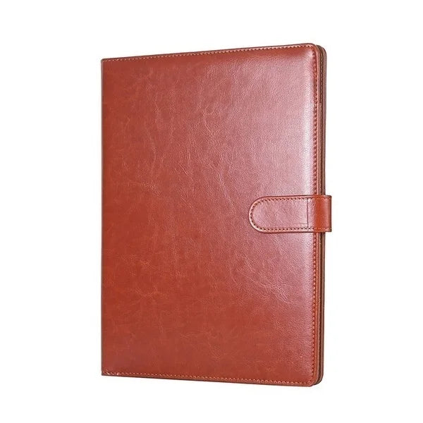 Multifunctional A4 Conference Folder Business Stationery Folder Leather Contract File Folders Leedoar