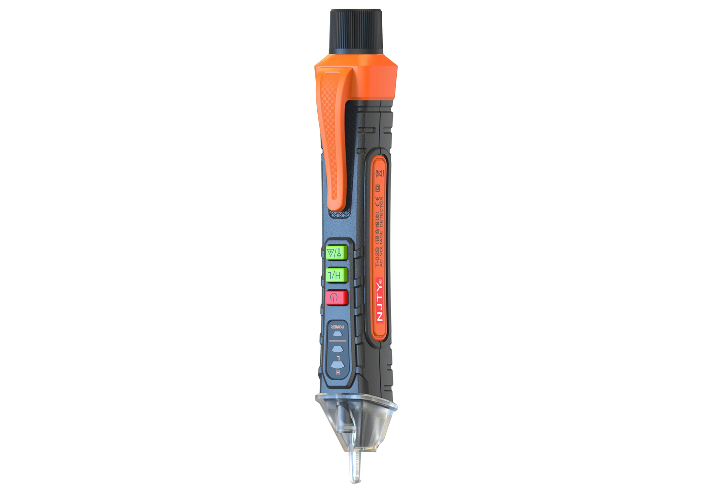 NJTY T02A Voltage Detector Electrical Pen AC Voltage Tester Smart Breakpoint Finder 12-1000V 50/60Hz Non-Contact T02B Voice Leedoar