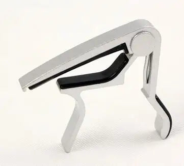 New Silver Quick Change Clamp Key Acoustic Classic Guitar Capo For Tone Adjusting for Electric Acoustic Guitar Ukulele Leedoar