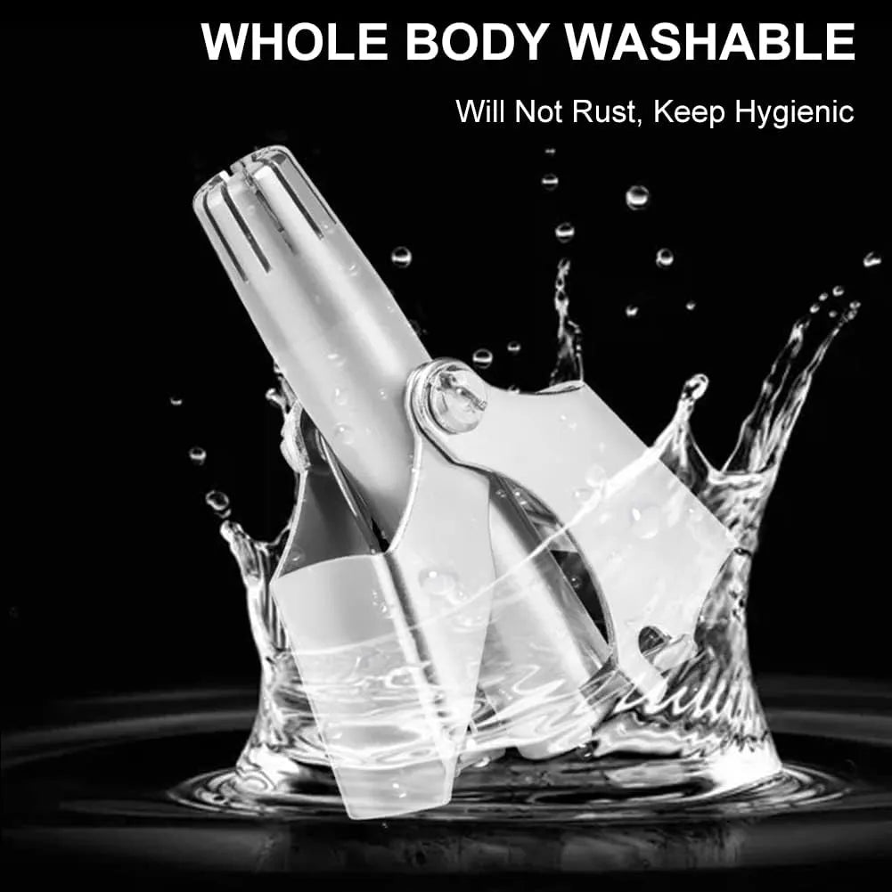 Nose Hair Trimmer For Men And Women With No Noise Washable Manual Nasal Hair Trimmer триммер для носа aparador de pêlos do nariz Leedoar