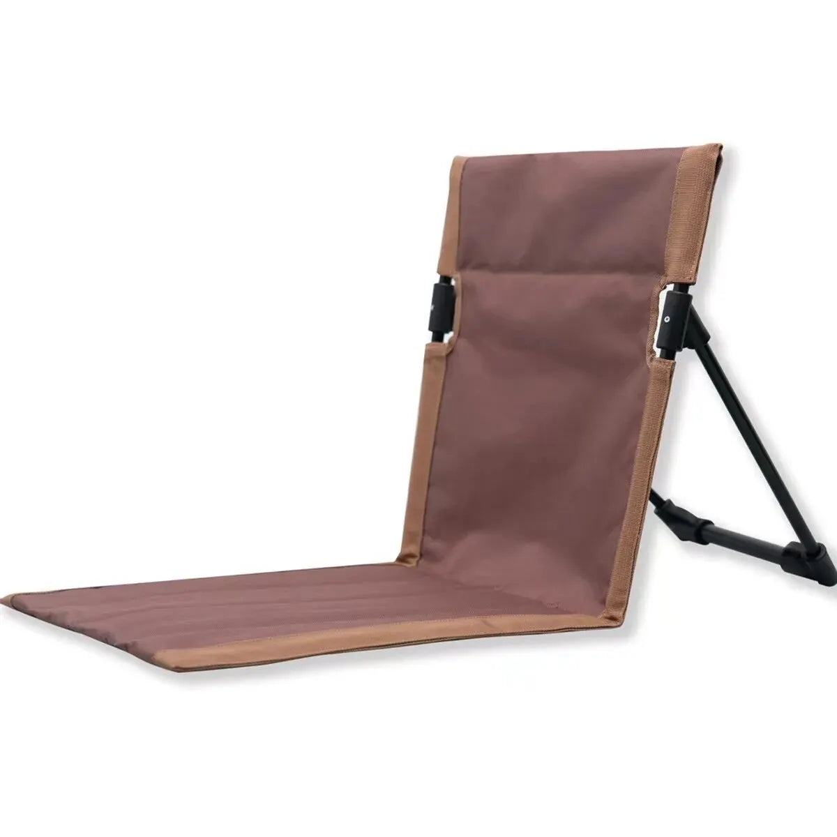 Outdoor Camping Lightweight Comfortable Folding Chair Park Leisure Beach Chair Portable Single Lazy Chair Back Chair Leedoar