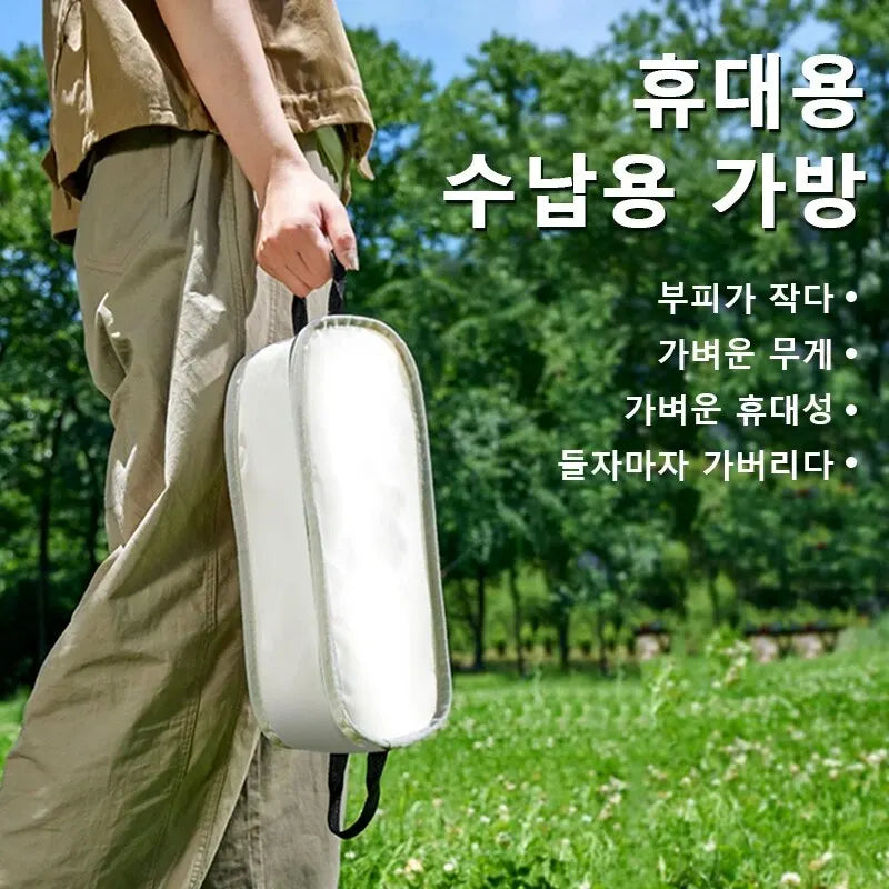 Outdoor Camping Portable Folding Moon Chair Camping Fishing Chair Leisure Beach Chair Thick Steel Pipe Bearing 100KG Leedoar