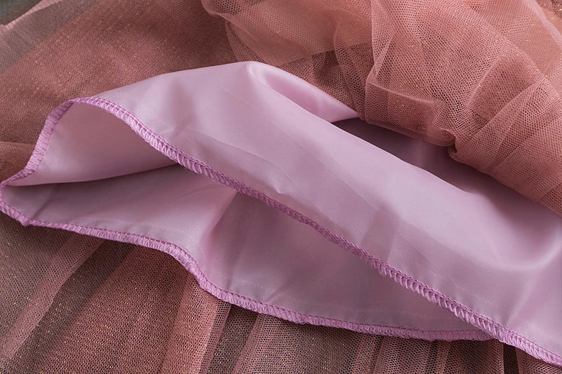 Polka-dot Kids Princess Dresses for Girls Spring Autumn Long Sleeve Children Wedding Birthday Party Dress 3-8 Yrs Baby Vestidos Leedoar