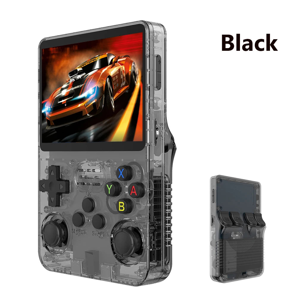 R36S Retro Handheld Video Game Console Linux System 3.5 Inch IPS Screen Portable Pocket Video Player 128GB Games Boy Gift Leedoar