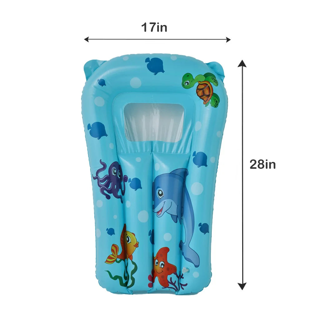 Rooxin Inflatable Pool Toy Kids Swimming Ring Water Floating Ring Water Hammock Swimming Circle Pool Bathtub Water Equipment Leedoar