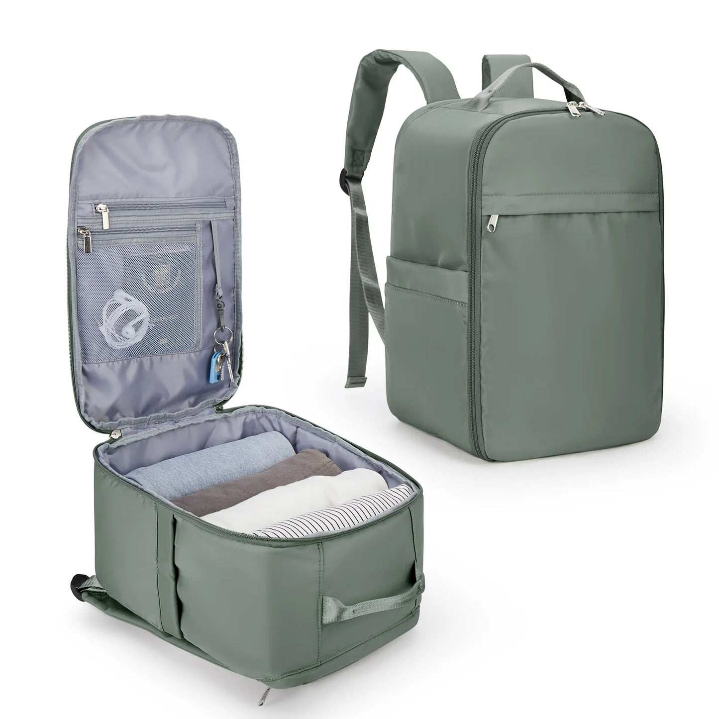 Ryanair Backpack 40x20x25 Cabin Bag, Hand Luggage Travel Backpack for Easyjet Cabin Bag 45x36x20, Laptop Backpack for Women/Men Leedoar