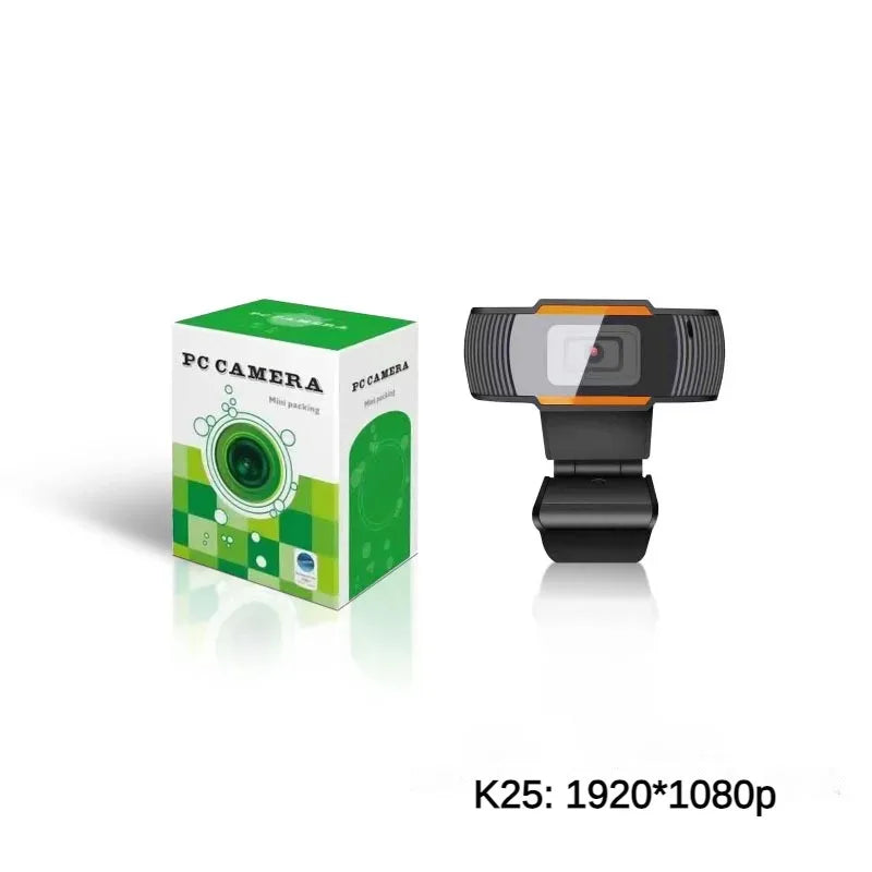 USB PC Computer Webcam Full HD 1080P/720P Digital Computer Camera PC WebCam With Microphone For Laptop Desktop Rotatable Camera Leedoar