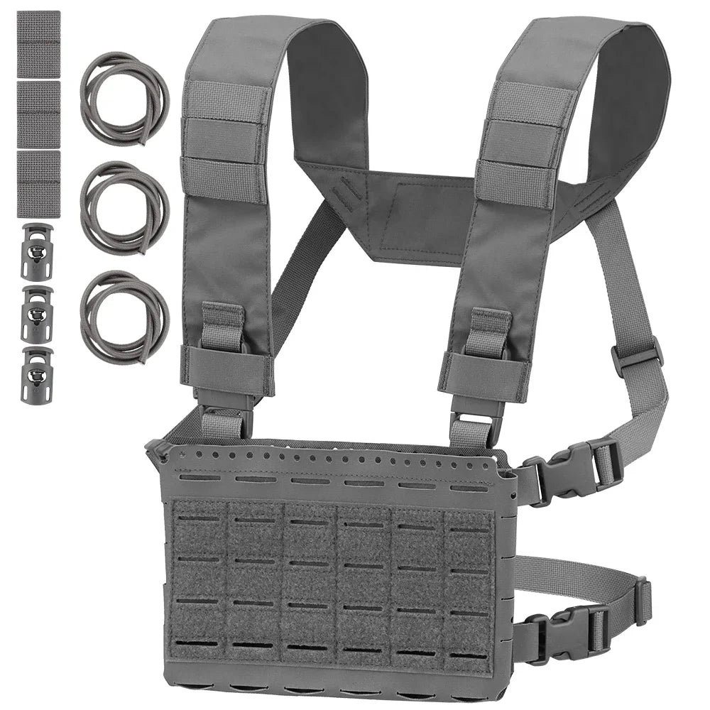 MOLLE MK5 Chest Rig SS MKV Micro Fight Chassis Placard Hook Loop Airsoft Magazine Pouch Tactical Plate Carrier Vest Equipment Leedoar