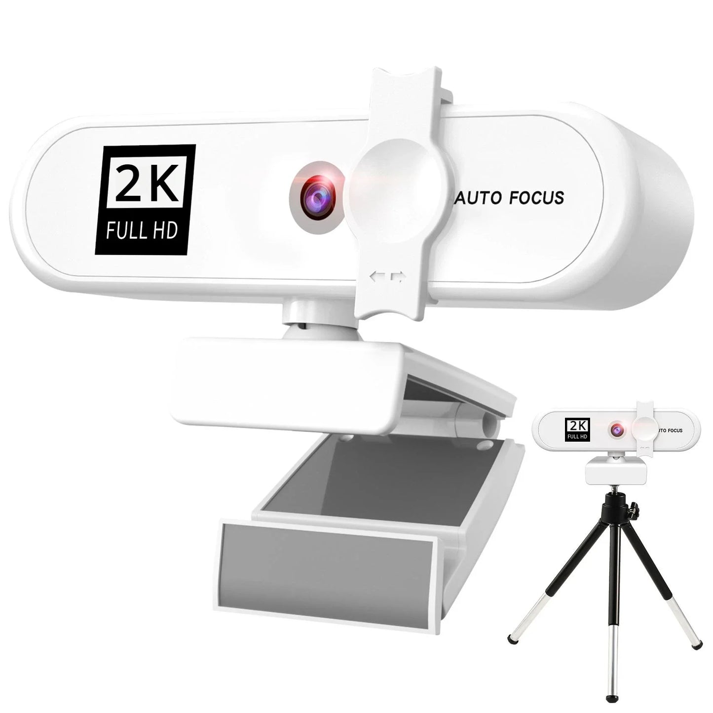 Full HD WebCam 2K With privacy cover Webcam Computer PC Web Cam Webcam Laptop Camera For Youtube Skype Live Broadcast Video Wor Leedoar