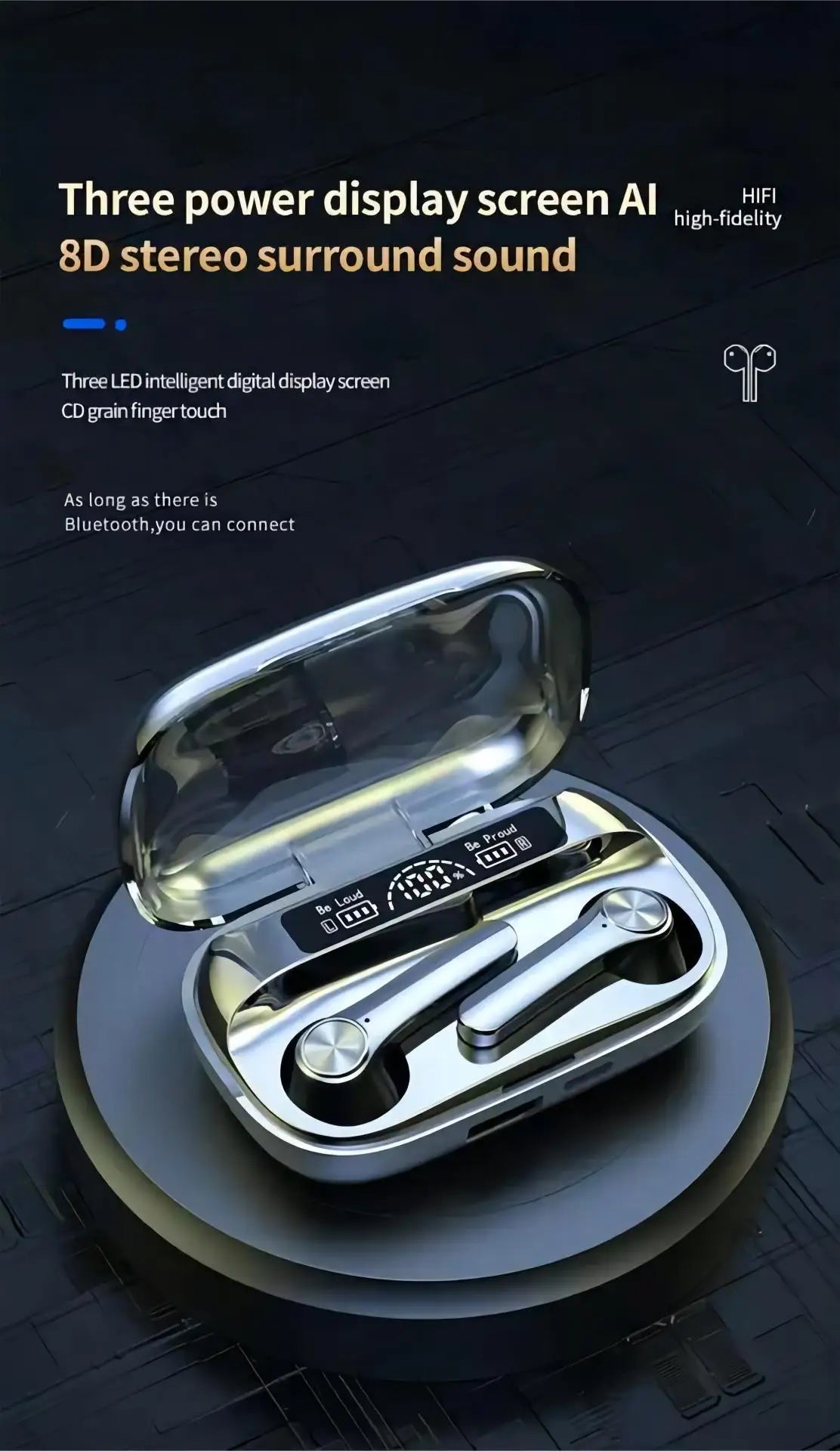 BQ20 Tws Earphone Bluetooth Wireless Headphone Hifi Stereo Sports Games Waterproof Earbud Headset Hearing With Mic PK M10 F9 E6S Leedoar