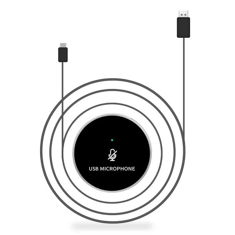 2021 Hot Sell USB Desktop Studio Microphone Omnidirectional Professional Mic Microphone with Speaker for PC Video Meeting Game Leedoar