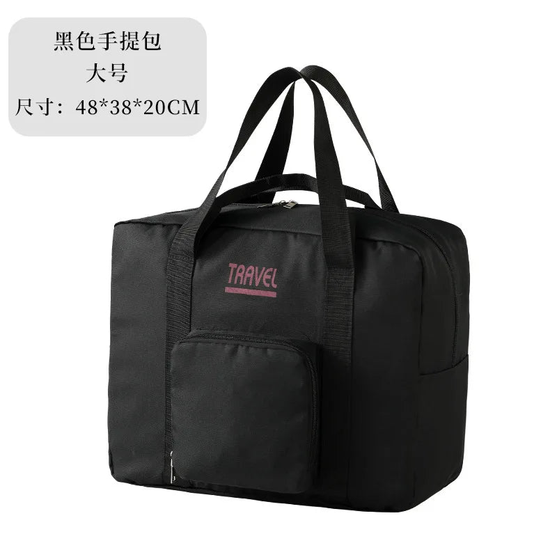 Travel Bags Foldable Unisex Waterproof Oxford Fabric Luggage Storage Suitcase Match Large Capacity Handbags Tote Organizers Leedoar