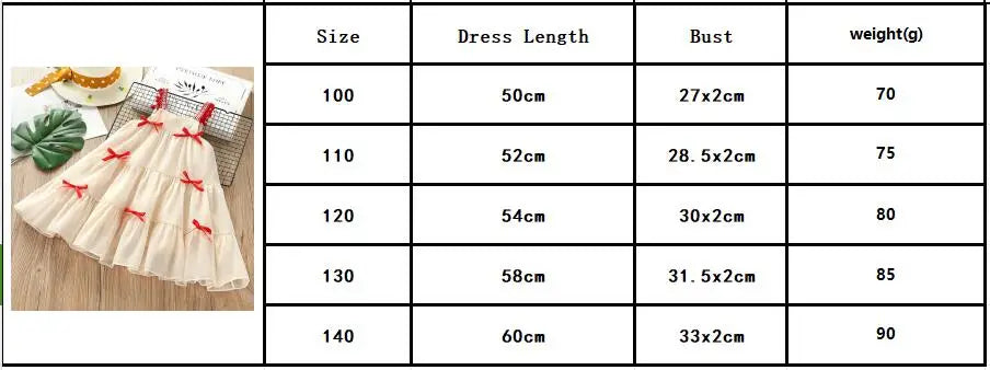 2024 Children GirlsSummer Sweet Dress Baby Girls Bow Princess Dresses Leedoar