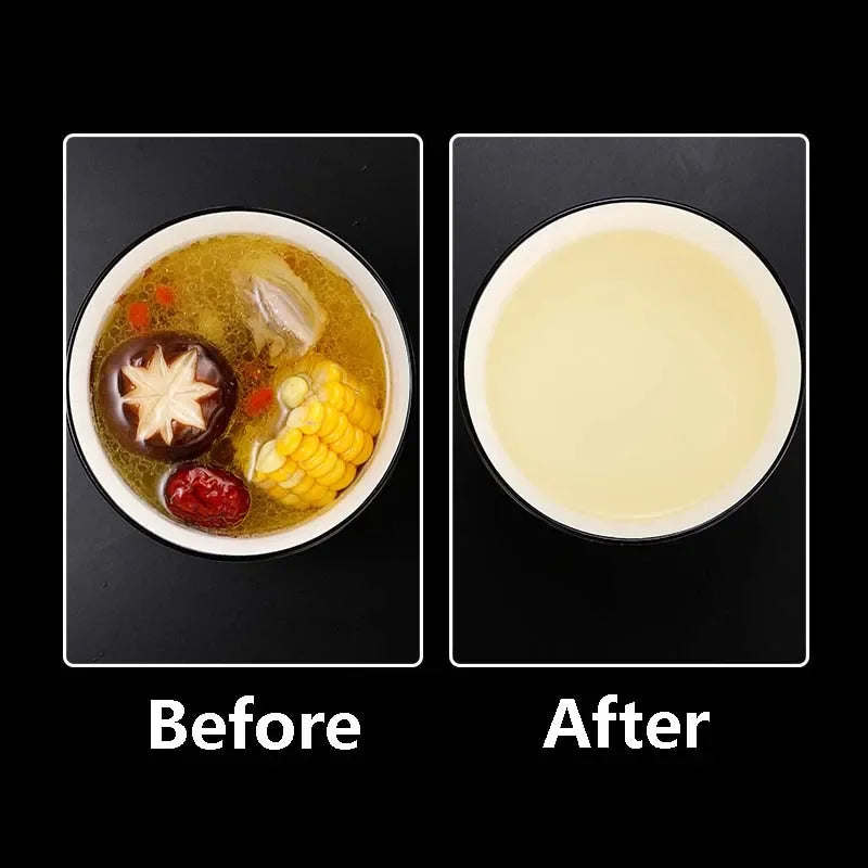 Stainless Steel Colander Spoon Soup Colander Kitchen Gravy Oil Soup Fat Separator Yogurt Oil Skimmer Spoon Kitchen Accessories Leedoar