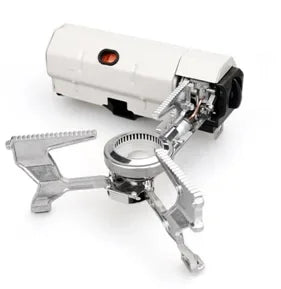 Outdoor Camping Box Stove Portable Folding Camping Gas Burner Stove 2600W Adjustable Heat with Tote Bag for Cooking Leedoar