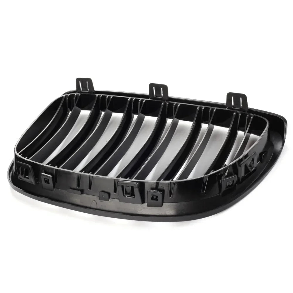 Applicable to the Front Bumper Face of the BMW 5 Series E60E61 Modified with a Bright Back Dual Iine Grille From 2004 to 2009 Leedoar
