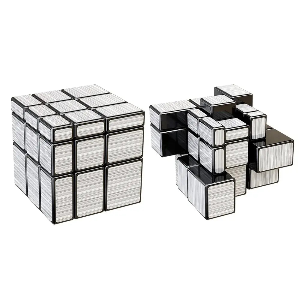 SENGSO Mirror Magic Cube 2x2 3x3 Golden Silver Magic Cubo Profession Puzzle High Quality Children's Toys Leedoar