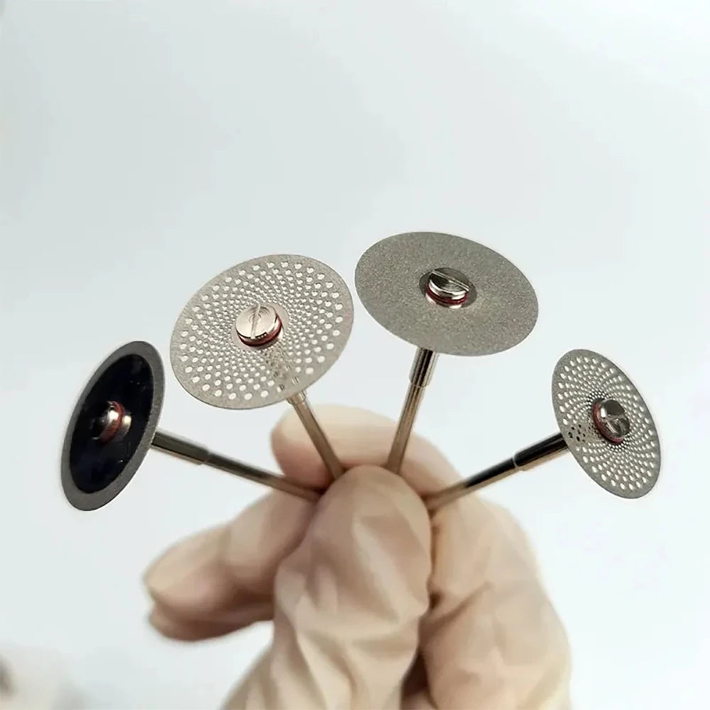 SYJH 35Pcs/Set Dental Lab Polishing HP Kit Ceramic Porcelain Grinding Dentist Tool Diamond Burs Brush Material Leedoar