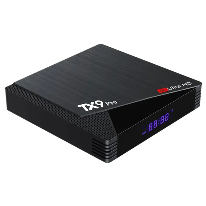 TX9 Pro Smart TV Box STB TX9 Pro Android 11 Game Ultra Set-Top Box 6K HD 2.4G/5.8G WiFi AIIwinner H313 Set-Top Box Iptv YouTube Leedoar