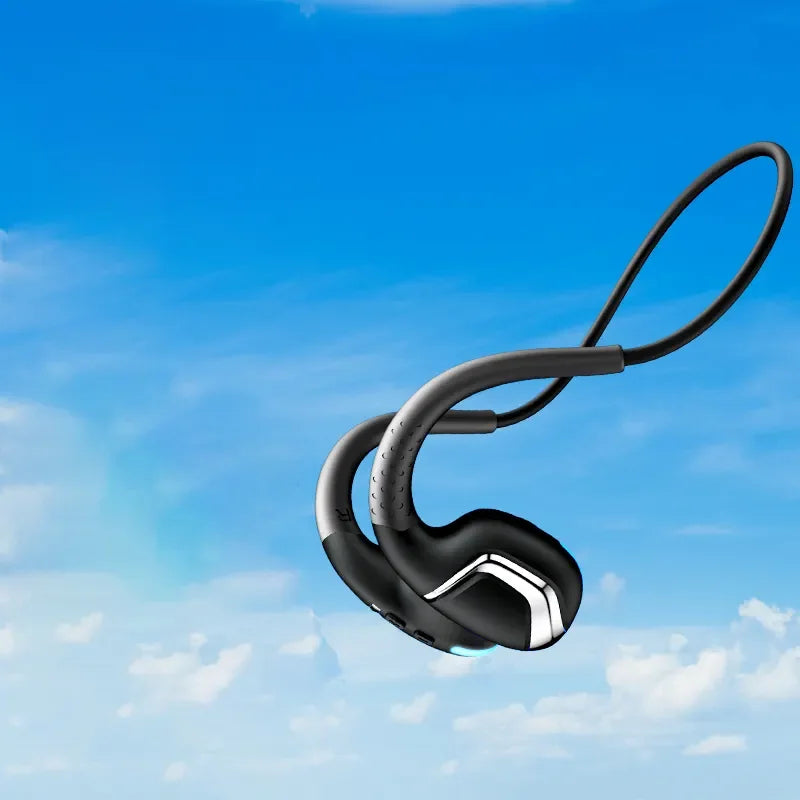 Bone Conduction Headphones Bluetooth 5.3 Wireless Earphones Waterproof Sports Headset for Workouts Running Leedoar