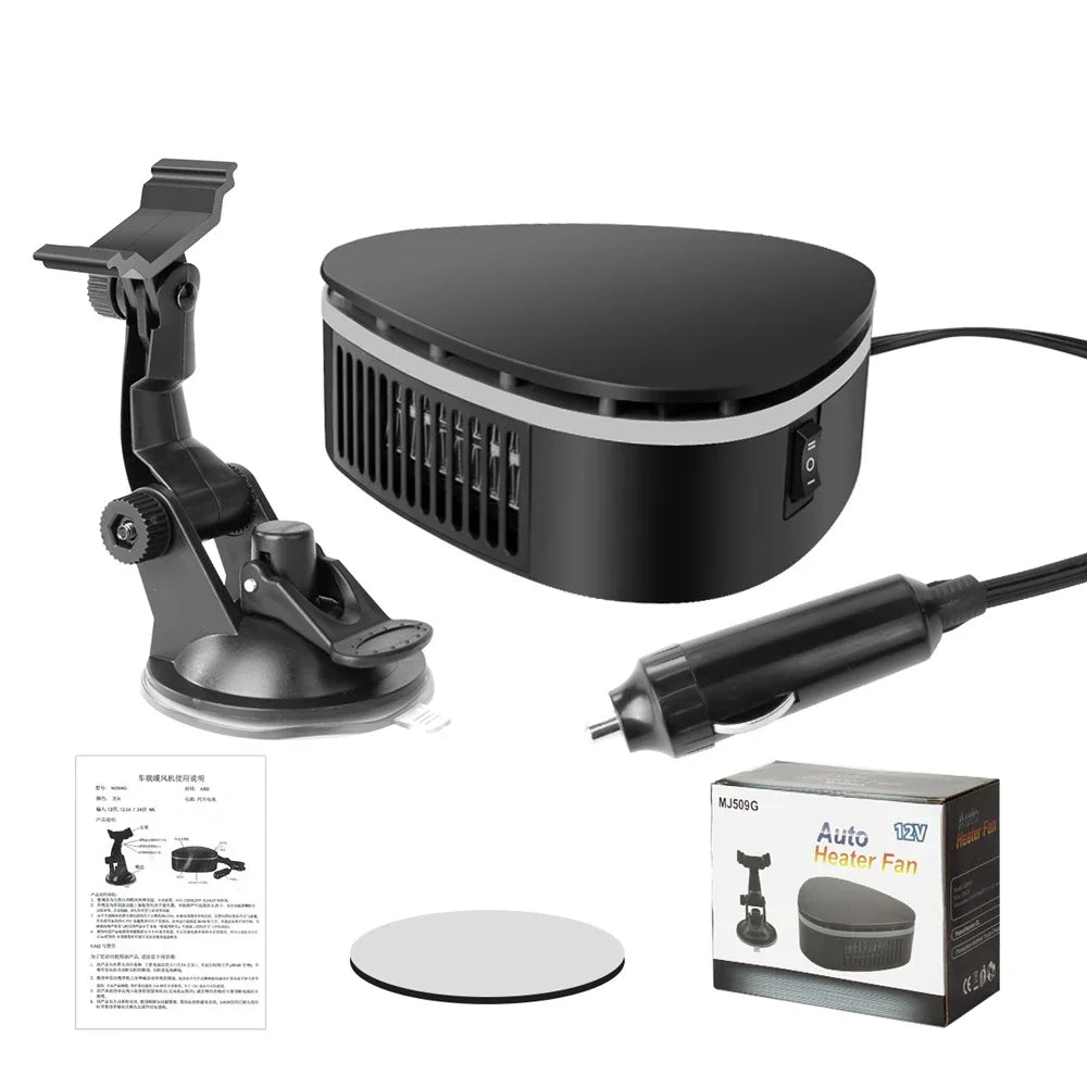 Winter Car Heater Internal Heater Universal Instrument Panel360Degree Rotating Air Intake Car Defrosting and Defogging Defroster Leedoar