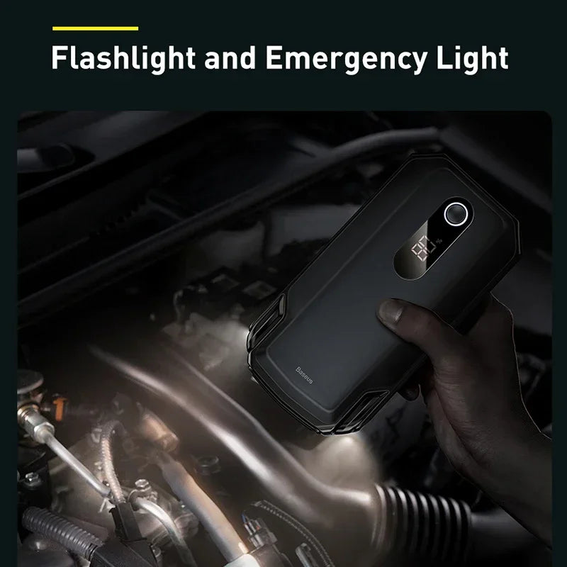 2000A Jump Start 20000mAh Car Battery Charger for Auto Emergency Power Bank Booster Starting Device Car Jump Starter Mobile Leedoar