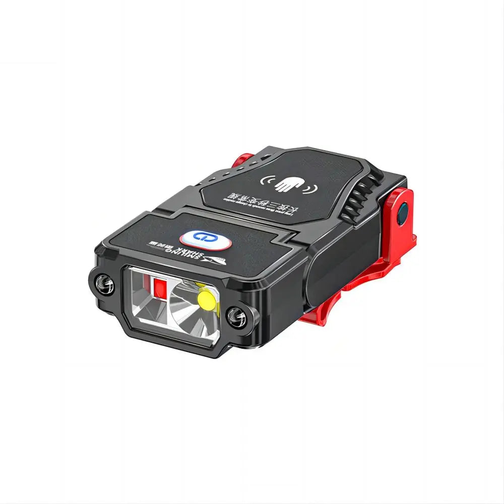 Multi Functional Induction Head Lamp Rechargeable Night Fishing Super Bright LED Cap Lamp Headwear Brim Waterproof Flashlight Leedoar