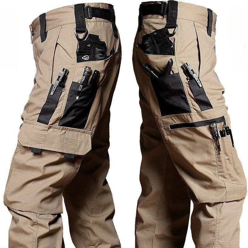 Military Pants for Men Tactical Cargo Pants Big Multi-pocket Waterproof Ripstop Army Combat Training Trousers Brand Joggers New Leedoar