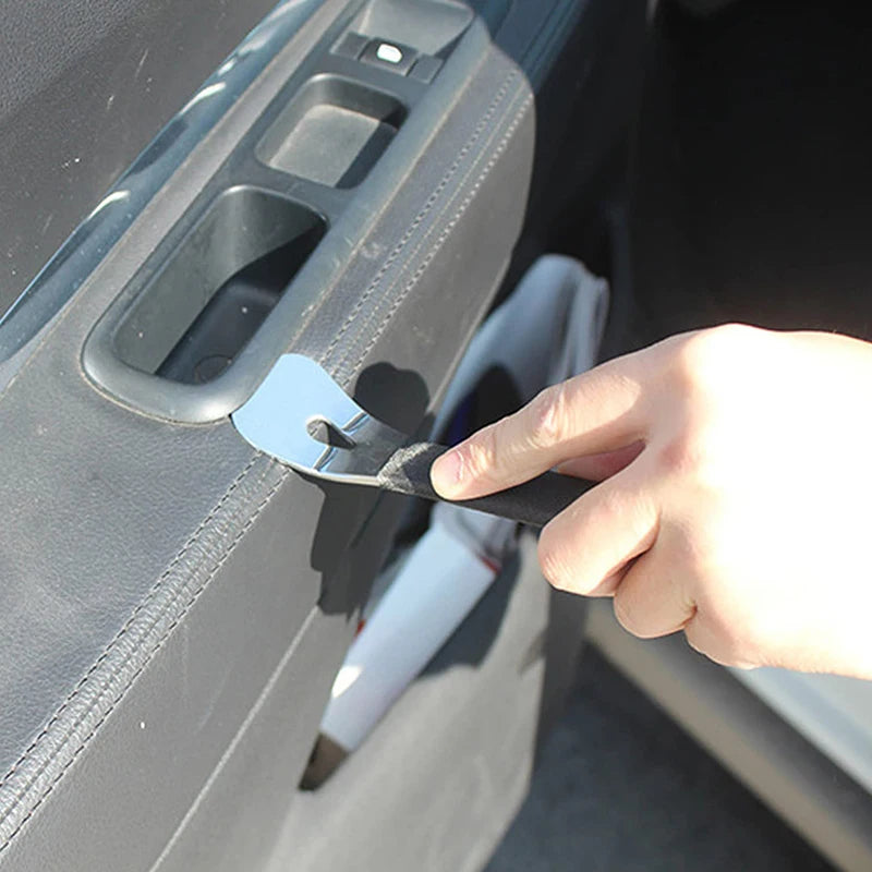 Screwdriver Disassembly Pry Bar Pry Plate Automobile Steel Pry Plate Automobile Maintenance Disassembly Tool Stainless Steel Leedoar