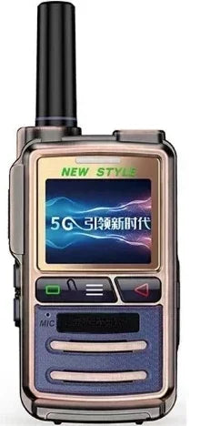 A66 5G Network POC Radio Long Range Global GSM Handy Talky Real PTT SIM Card World Internet Walkie Talkie 100KM 200KM 5000KM Leedoar