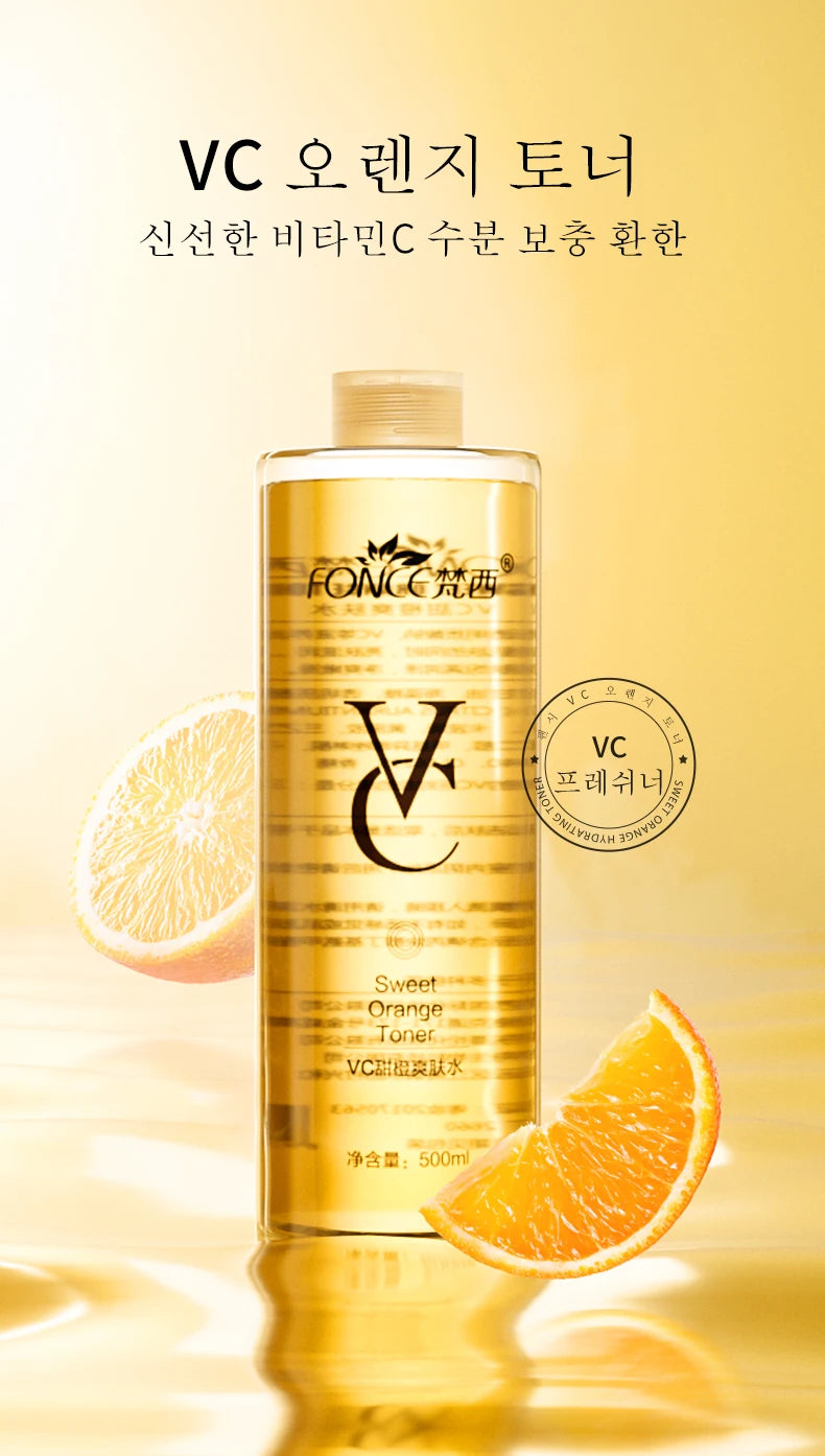 FONCE Vitamin C Toner Hydrating Moisturizing Refreshing 500ml Leedoar