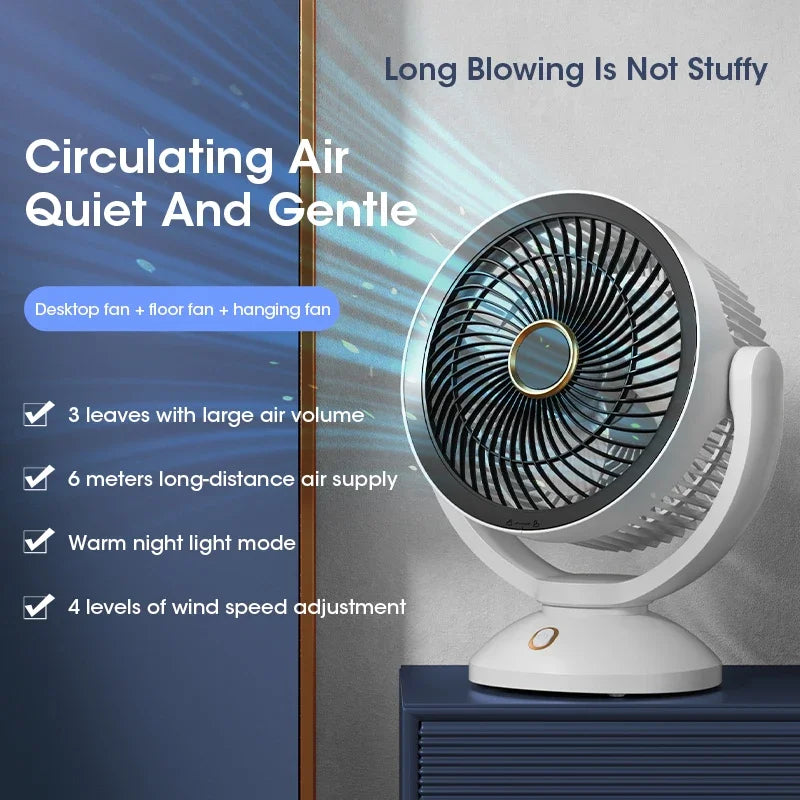 Air Conditioner Fan Portable Desktop Camping Mini mobile Silent Usb Cooling Appliances Rechargeable Household Free Shipping Leedoar
